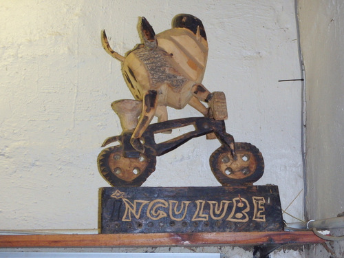 Ngulube (Bicycle Rider) - We never did find the meaning.